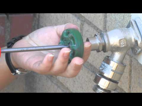 how to repair outdoor faucet