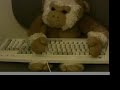 MR. Bobo the stuffed monkey reacts to 2 girls one cup.