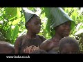 recording the baka women from gbin� singing their traditional 