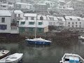 Snowing in Polperro