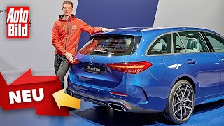 Mercedes C-Klasse T-Modell (2021) | Erster Check im Mittelklasse-Kombi | Sitzprobe mit Peter Fisch by Auto Bild
