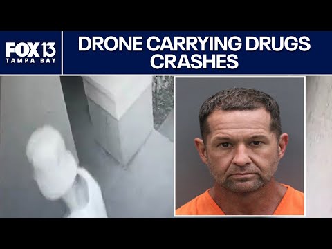 Video: Drone carrying drugs crashes into Lutz home, suspect arrested ...