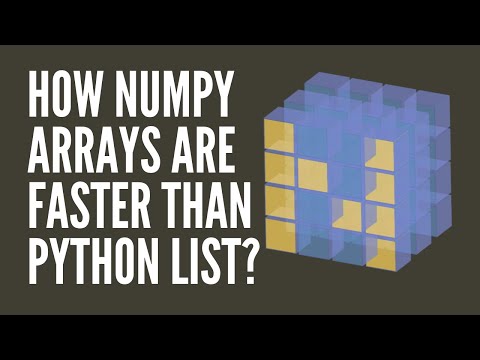 How NumPy Arrays are faster than Python List?