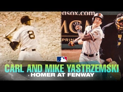 Video: Carl, Mike Yastrzemski both homer at Fenway