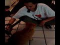 Tabby Cat loves his Vacuum Tabby Cat loves his Vacuum