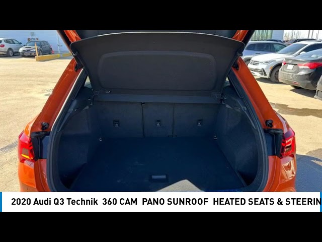 2020 Audi Q3 Technik | 360 CAM | PANO SUNROOF | HEATED SEATS in Cars & Trucks in Strathcona County