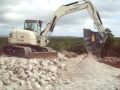 Terex TC125 and Eco-Crusher BF60 on Guam