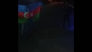 Biləcəridə əsgərimizi dostları belə yolda saldı