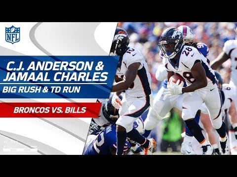 Video: C.J. Anderson's Massive Gain Sets Up Jamaal Charles' Juking TD Run! | Broncos vs. Bills | NFL Wk 3