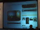daniel graf, ceo of kyte.tv demonstrates their unique social networking platform which covers mobile & online. great demo taken from the content is king session