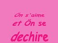 kenza farah je t'aime et tu me laisse