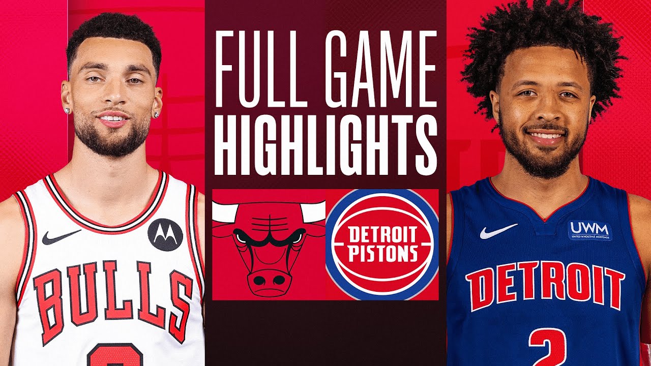 RECAP Detroit Pistons Pull Off Home Opening Victory Against Chicago