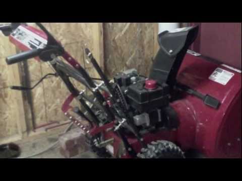 how to change belt on snowblower
