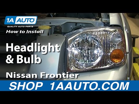 How To Install Change Headlight and Bulb 2001-04 Nissan Frontier