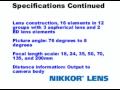 Part 2: Nikon 18-200mm VR Lens Instructions