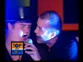 philip oakey from the human league teams up with fellow sheffielders the all seeing i - there are two live versions on this clip.