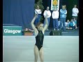 World Class Elena Zamolodchikova gymnastic girl in Glasgow