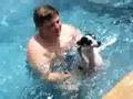 Nibbles swimming