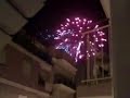 este es un breve fragmento del castillo de fuegos artificales que se dispara en el barrio de carr�s (elche) con motivo de la festividad de nuestra se�ora del carmen