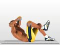 Istruzioni in 3D \"Curls\" esercizi fitness per addominali http://www.passion4profession.net