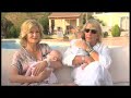 Rick and Lyndsay Parfitt with babies Rick and Lyndsay Parfitt with babies