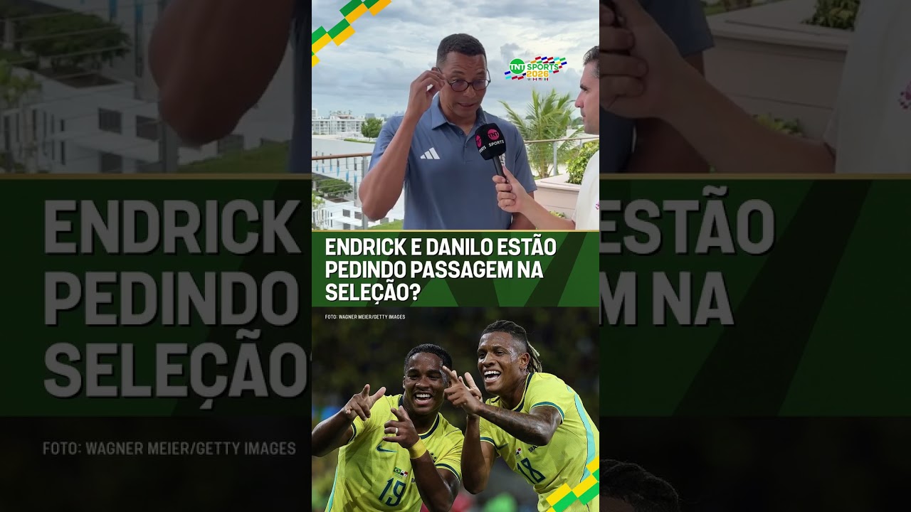 TÁ NA HORA DE ENDRICK E DANILO SEREM TITULARES NA SELEÇÃO? 🔥 #shorts