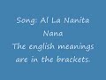 Alisha Singing Al La Nanita Nana