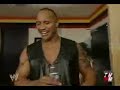 the rock finds the hurricane hiding in his locker room.