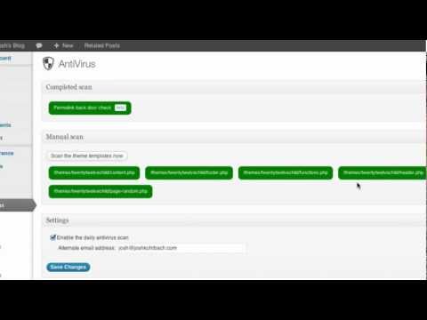 how to virus scan wordpress