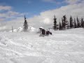 Carving with a Skidoo 1000 near Coquihalla Hwy, BC Carving with a Skidoo 1000 near Coquihalla Hwy, BC