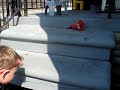 Ryan Breaking Concrete steps with Hammer