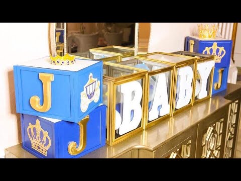 video-linktoworks-DIY Dollar Tree Baby Shower Decorations For Baby Boy