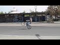 Doing a long coaster (wheelie, 24