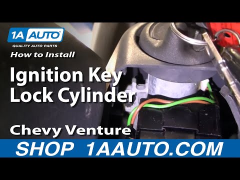 How To Install Replace Ignition Key Lock Cylinder Chevy Venture Trans Sport 97-98 1AAuto.com