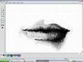 How to draw mouth in MS Paint