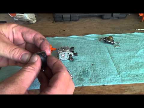 how to adjust carburetor on stihl weedeater