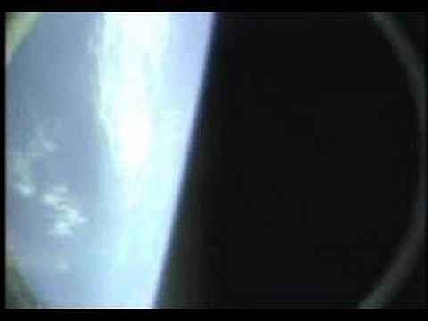 On board view of a Space Shuttle SRB ...