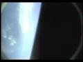 On board view of a Space Shuttle SRB separation sequence