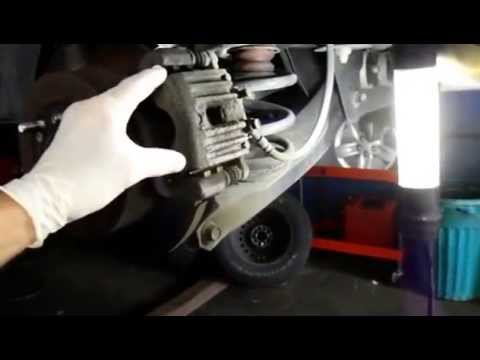 How do you replace brake on a Hyundai Santa Fee