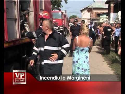 Incendiu la Mărgineni