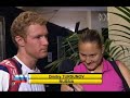 tursunov petrova itw before USA dubs match - Hopman 07