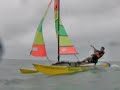 Hobie Cat 16 in Taiwan (speed trapeze waves capsize) Hobie Cat 16 in Taiwan (speed trapeze waves capsize)