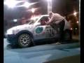 Spazzolata Racing Team sul Palco Arrivo del 1° RONDE MARCHE