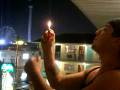 videos de blowing fire in seaside