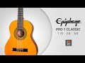 миниатюра 0 Видео о товаре Гитара классическая EPIPHONE PRO-1 CLASSIC 3/4