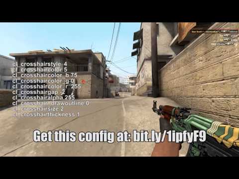 how to adjust cs go crosshair