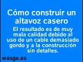 cómo construir un altavoz casero