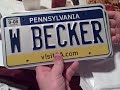 Steely Dan licence plates from Pennsylvania Steely Dan licence plates from Pennsylvania