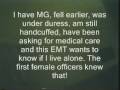 #7 Police Abuse Disabled Woman - Seargeant EMT still no help