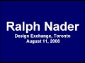 Ralph Nader: Be prepared to be very disappointed with Obama
